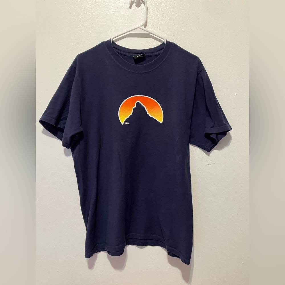 Stüssy mountain sunset tee